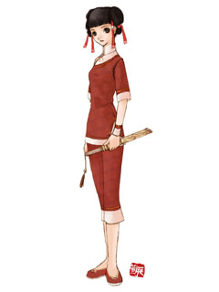 卧龙和凤雏人物肖像